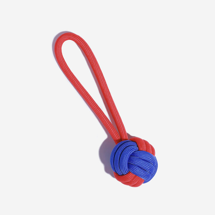 Long Knots Rope Tug Dog Toy for tug-of-war and effective teeth cleaning, unisex.