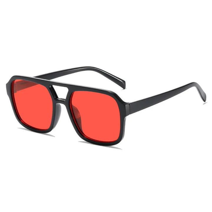 Premium women's retro square sunglasses. Chic fashion accessories with UV400 protection.