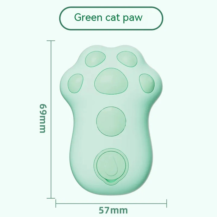 Innovative electric cat grooming brush, ergonomic design, built-in soap dispenser