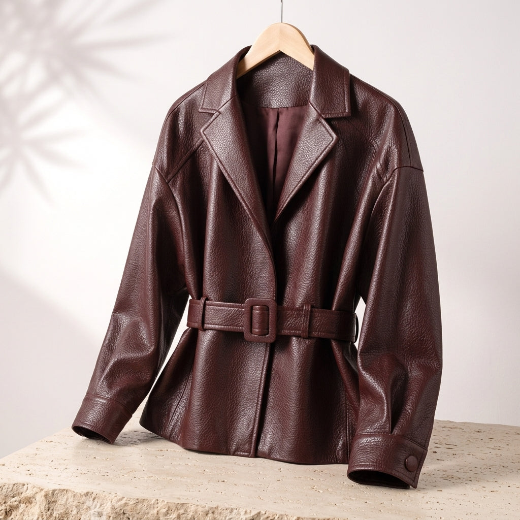 Elegant tailored women's jacket for timeless style. Chic & versatile outerwear, perfect for fall & winter fashion.