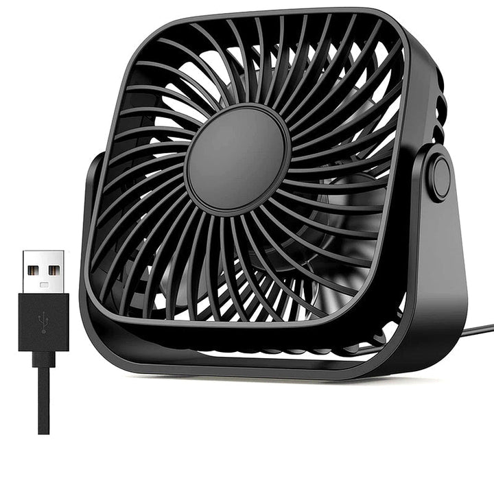 Unisex portable USB fan for personal cooling on-the-go, ideal as a handheld or desk fan.