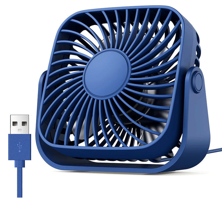 Powerful portable USB fan for personal cooling, great for your desk or on-the-go relief.