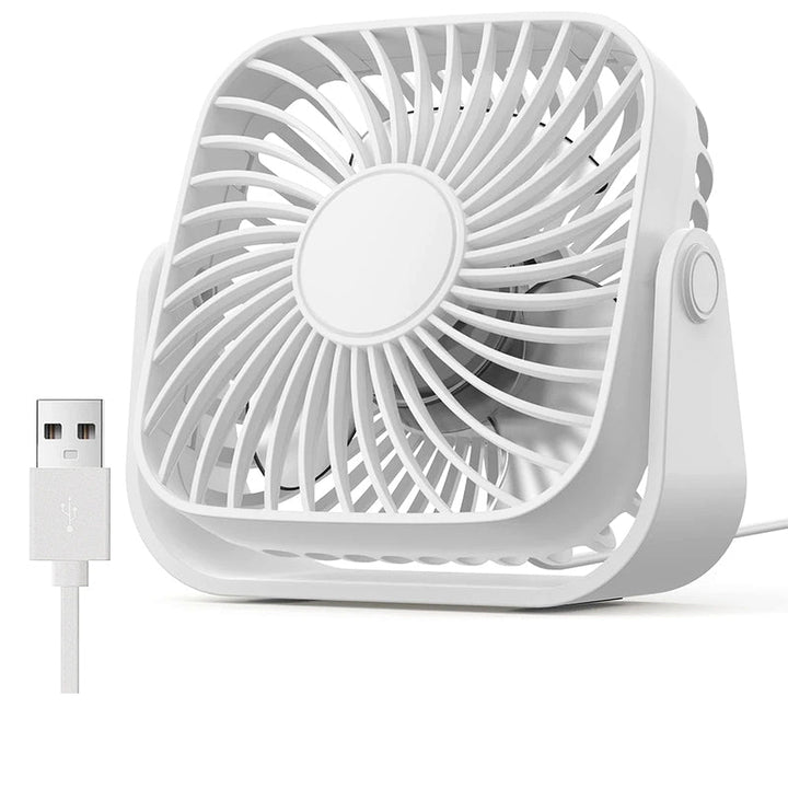 Modern design handheld USB fan, an essential personal cooler for active lifestyles.
