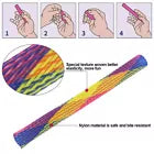 Flexible mesh cat toy sticks, durable and lightweight pet enrichment for playful kittens and cats