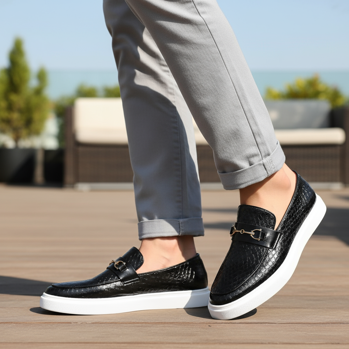 Premium men's Siena loafers, blending sleek design, modern style, and superior all-day comfort.