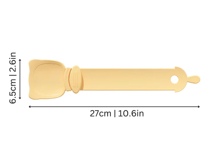 Compact cat feeding aid, BPA-free, perfect for liquid food and easy to clean