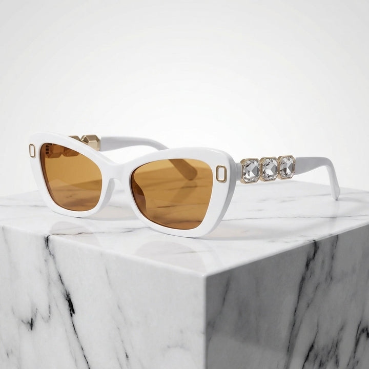 Essential women's accessory: Kira cat-eye sunglasses with full UV400 sun protection.