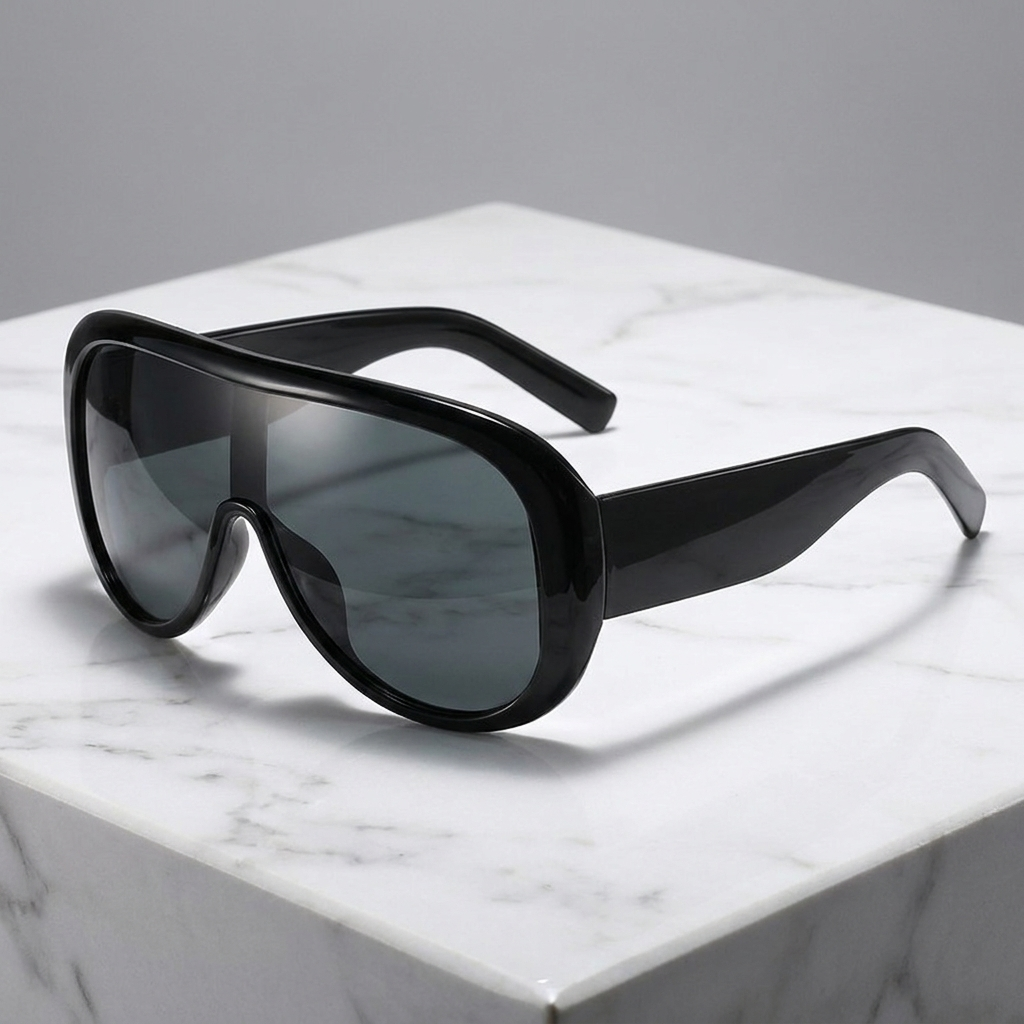 Fashionable women's pilot sunglasses with UV400 eye protection, ideal for summer and sophisticated looks.