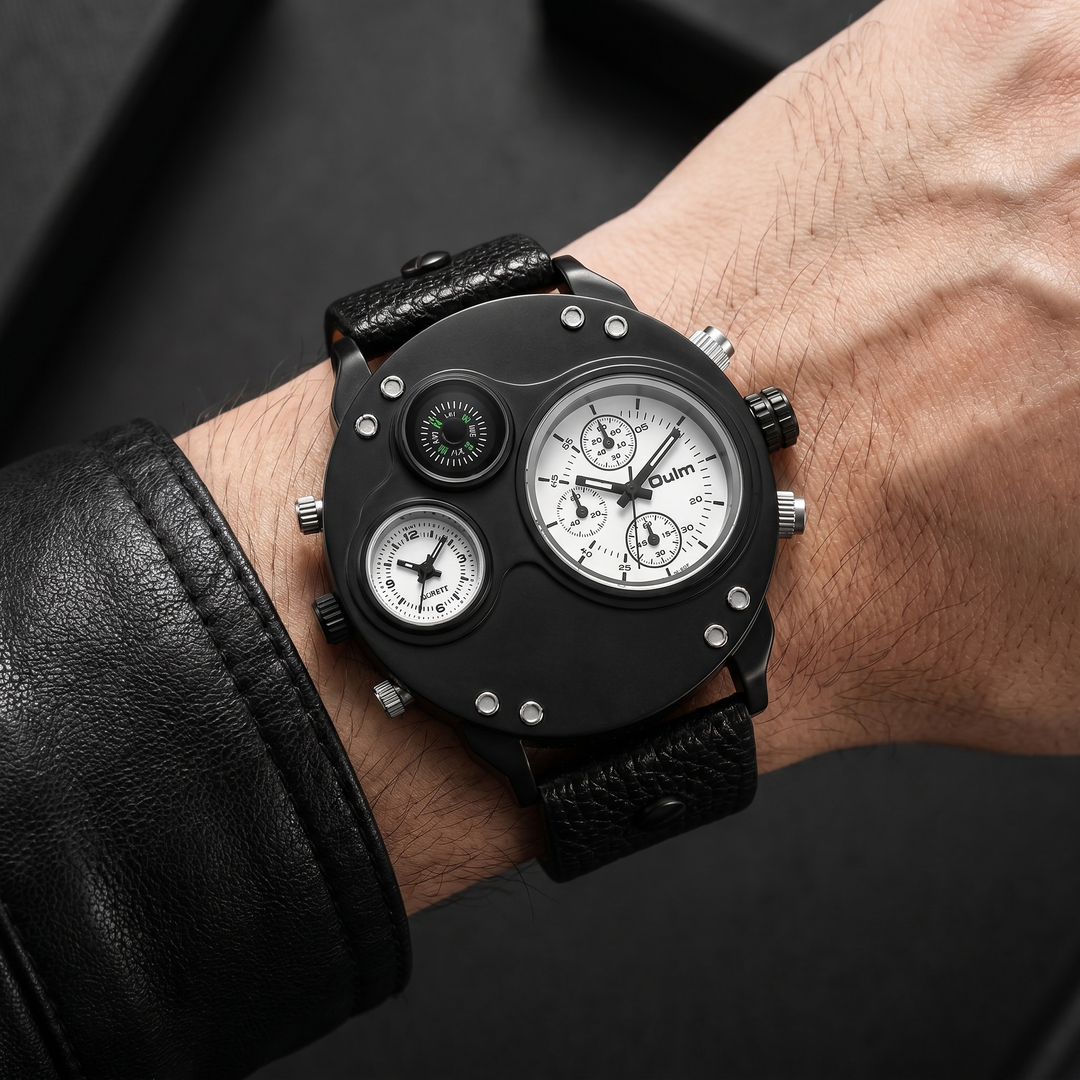 Classic men's stainless steel quartz watch, elegant and timeless design, perfect for any occasion. [[lstfy-media:1]]