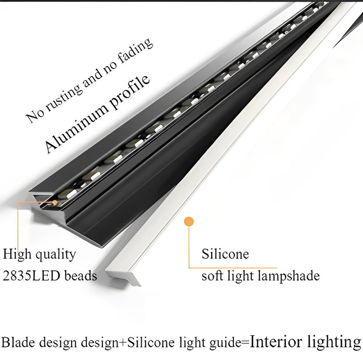 Illuminate your kitchen with LED under cabinet lighting, featuring 45-degree angled task light output.