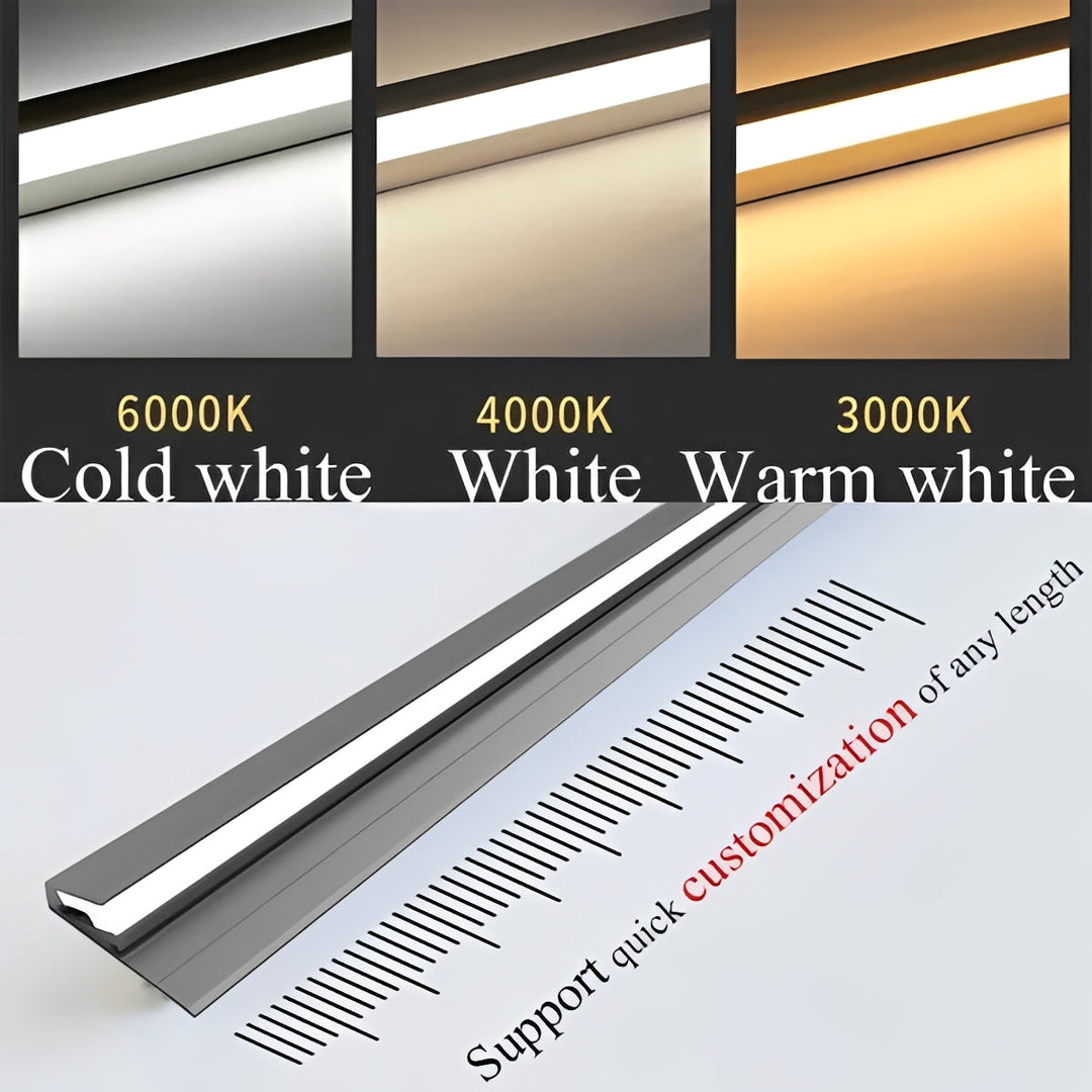 Adjustable LED under cabinet light provides 45-degree angled kitchen lighting. Perfect for home improvement.