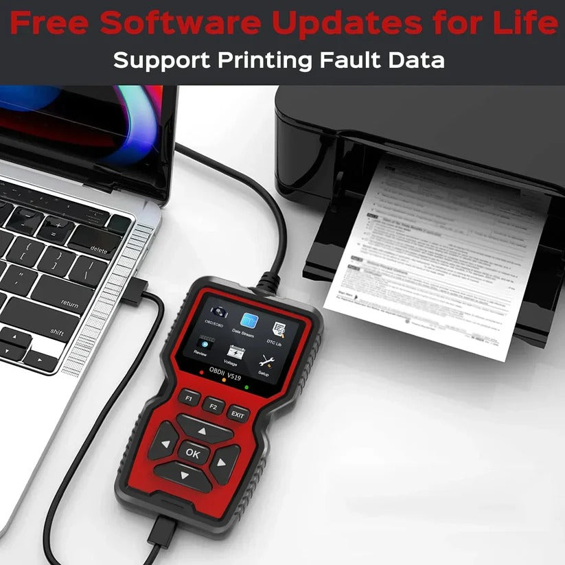 Compact, easy-to-use OBD2 diagnostic scanner for DIY car repair. View live data & codes.