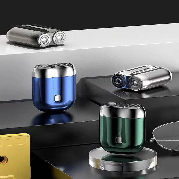 Fast & quiet men's electric shaver. Portable, waterproof, and rechargeable for ultimate grooming convenience.