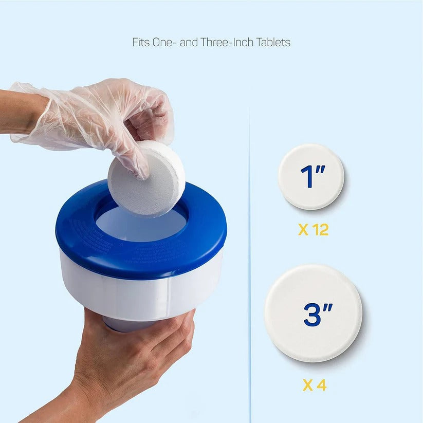 Durable pool chemical floater for spas & hot tubs. Ensures balanced water quality consistently.
