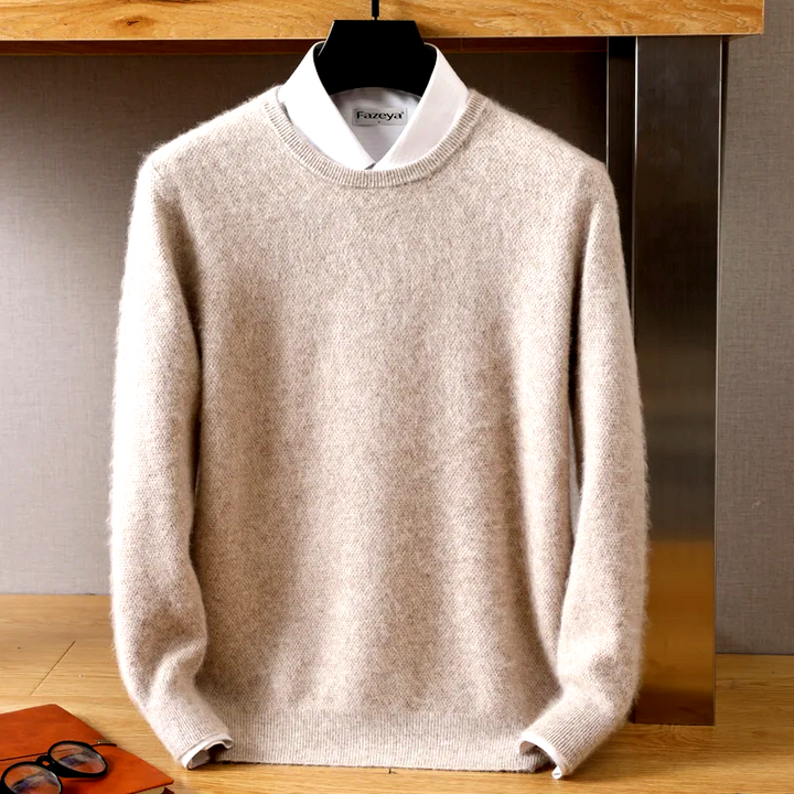 Soft knit women's pullover sweater in a versatile color, perfect for comfortable everyday style or elegant layering.