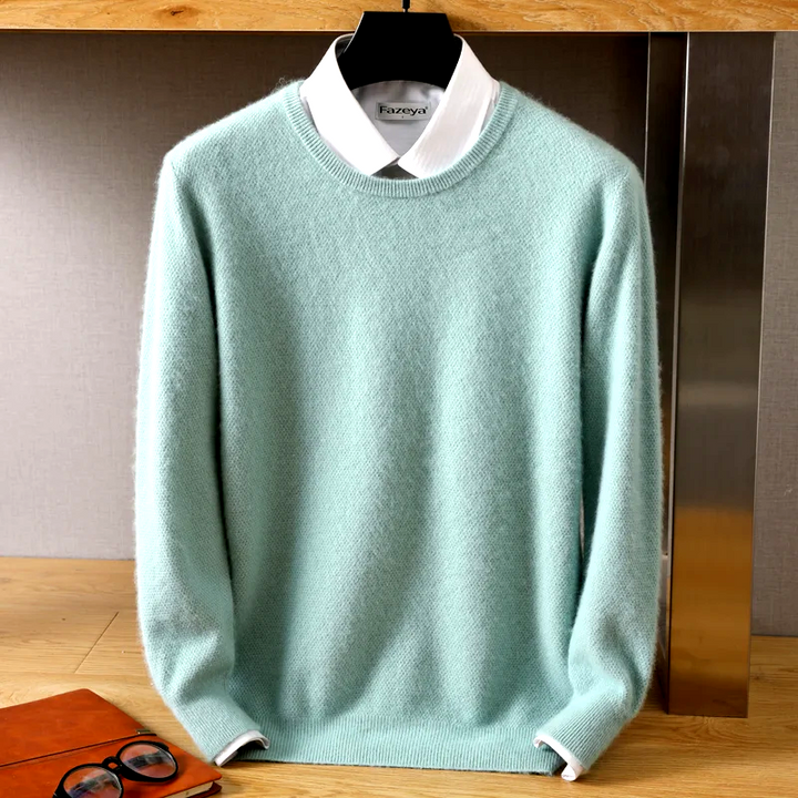 Women's Soft Everyday Pullover Sweater, a cozy long-sleeve knit top, ideal for versatile casual to elegant outfits.
