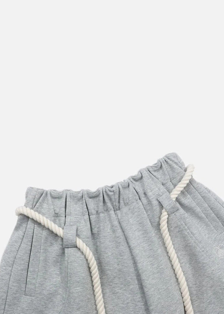 Women's high waist barrel leg sweatpants, perfect casual trousers for relaxed lounging or modern streetwear.