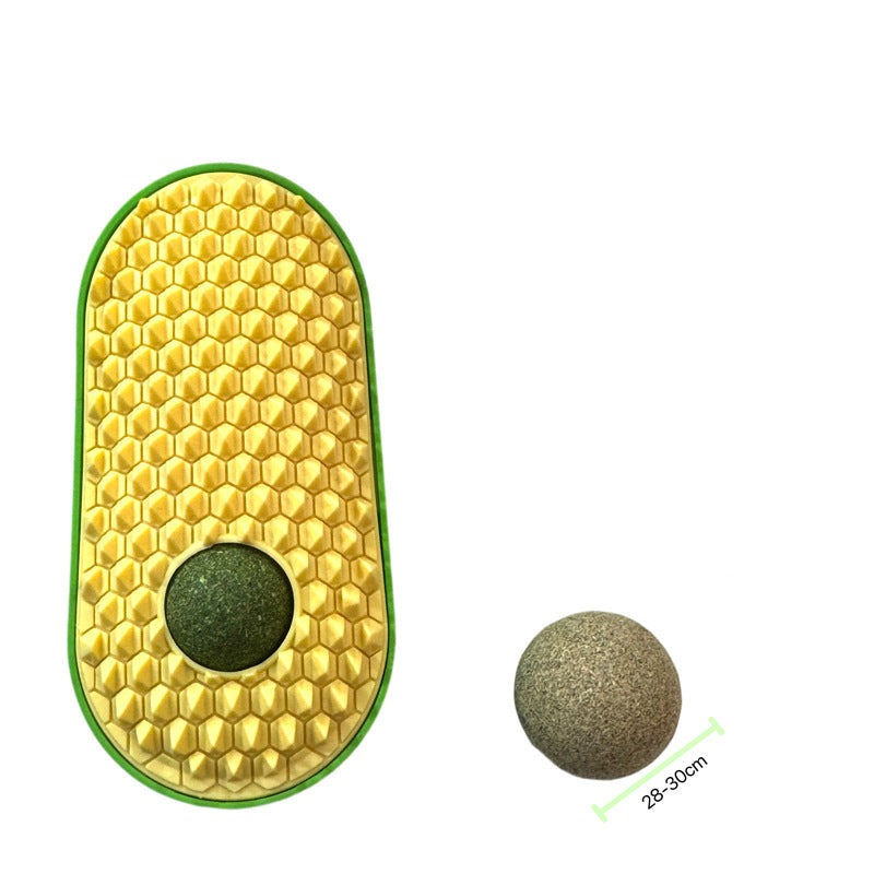 Pet supplies: an interactive catnip grooming brush and a bag of catnip, ideal for pet care