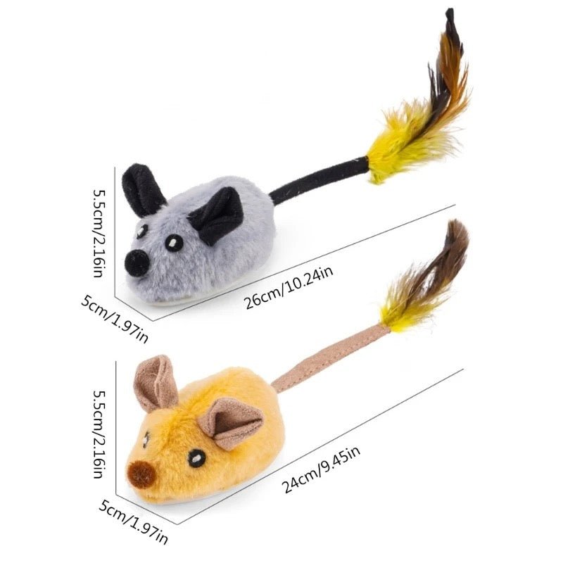 Cat toy: interactive and durable moving mouse for active playtime and mental stimulation.