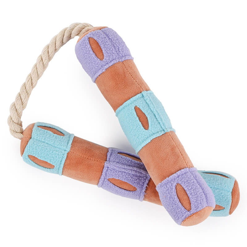 Multi-functional dog toy: squeaky, treat-dispensing puzzle for endless canine fun