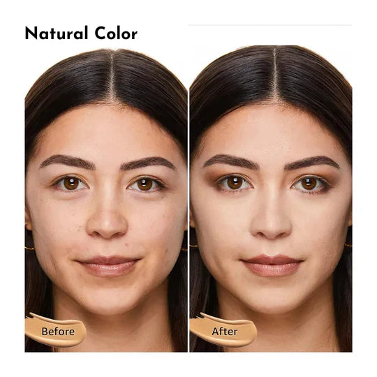 Women's CC cream cushion foundation compact, ideal for easy face makeup application & flawless finish.