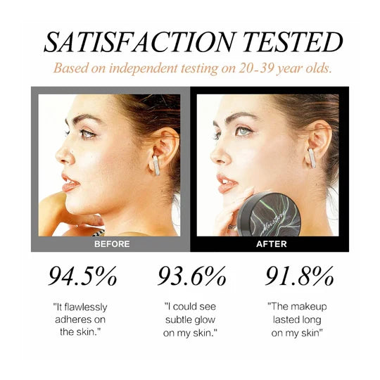Lightweight women's moisture cushion CC cream, provides smooth, flawless, radiant face makeup & hydration.
