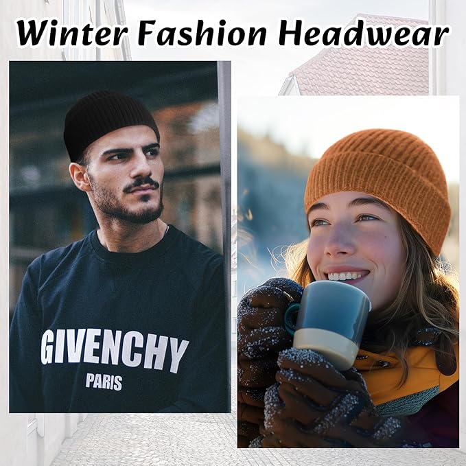 Must-have Robin winter beanie, a warm knitted hat and stylish fashion accessory for cold days.