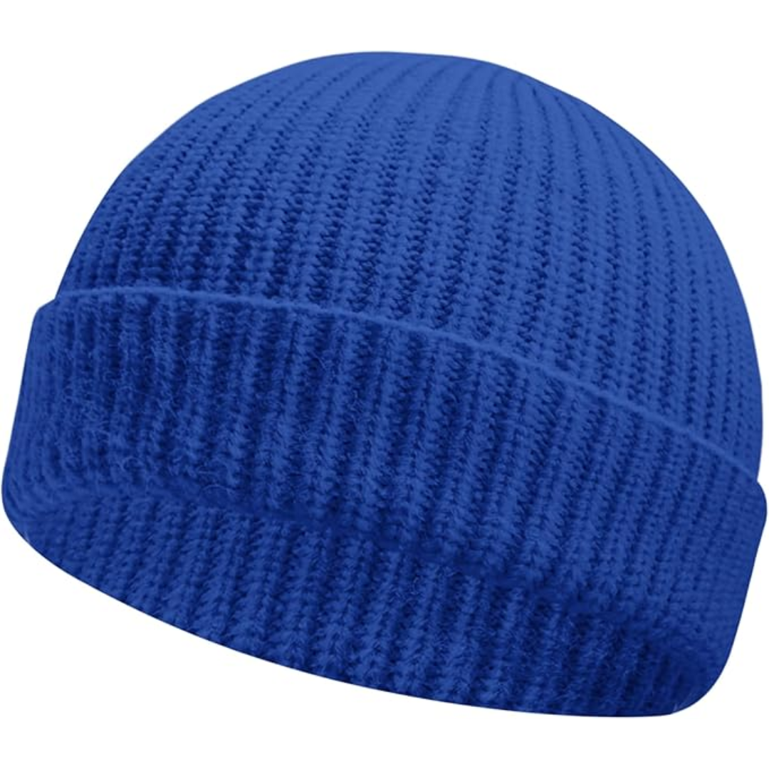 Cozy unisex knitwear beanie, ideal winter hat for cold weather and fashion-forward style.