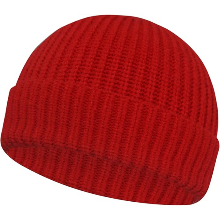 Warm knitted winter beanie for men & women, a must-have headwear fashion accessory.