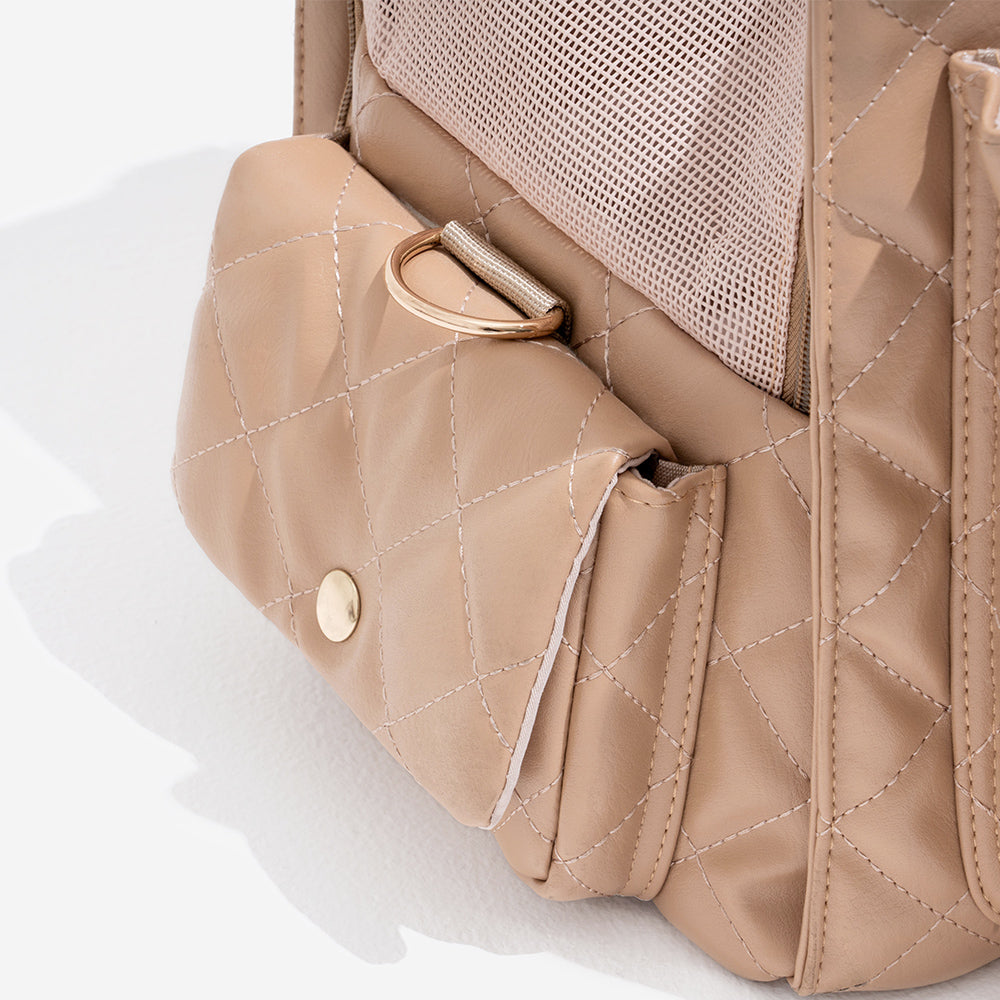 Airline approved pet travel bag, features ample interior space for cat and small dog comfort