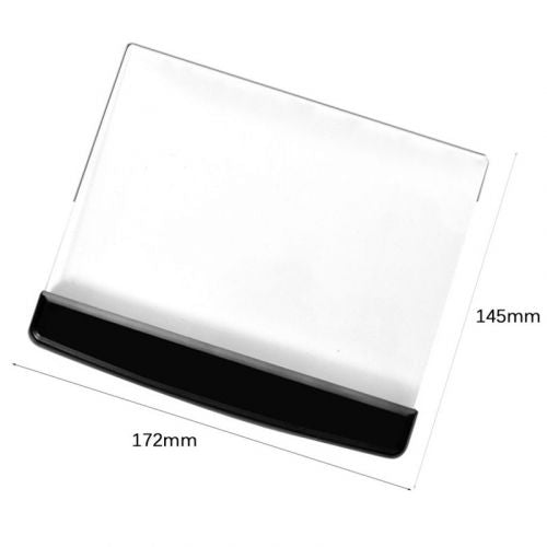 Ergonomic portable book light with LED for eye comfort. Clip-on reading lamp, great for travel, nightstand, or desk use.