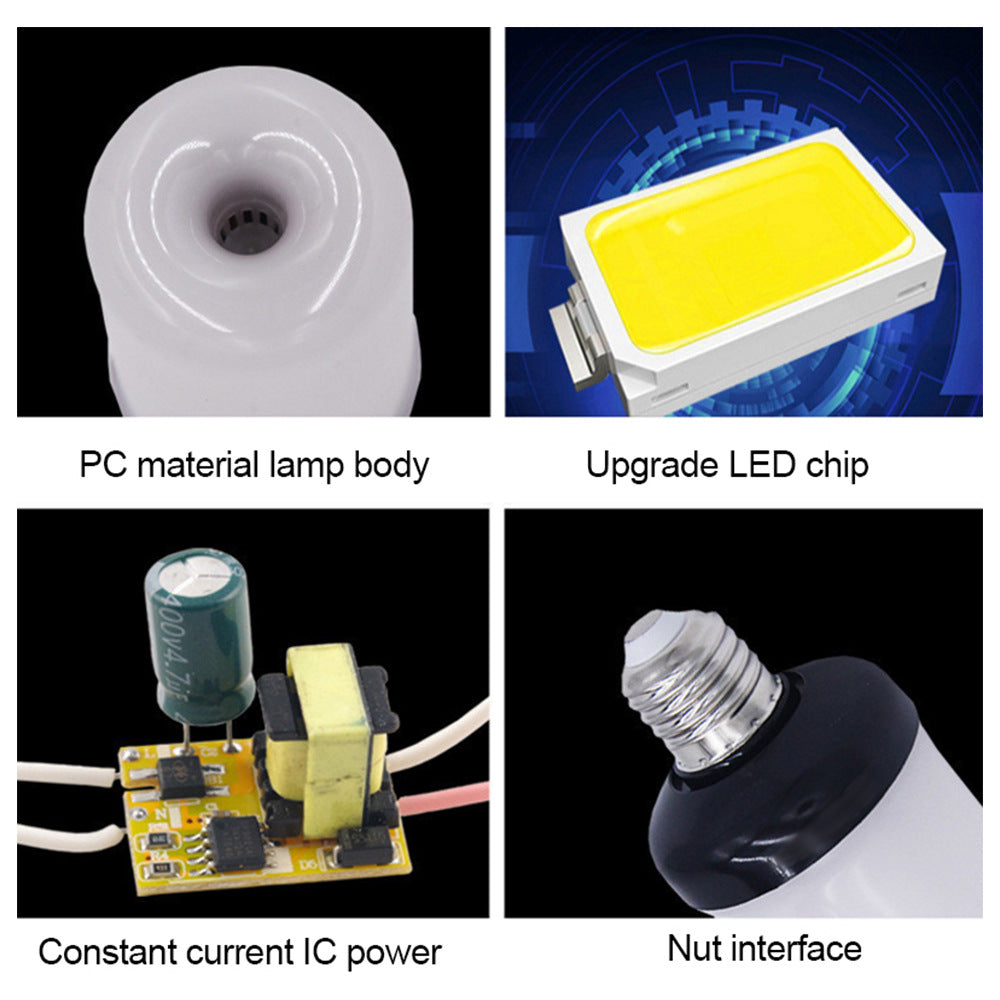 Home decor LED flame bulb, offering 4 captivating light modes for any room.