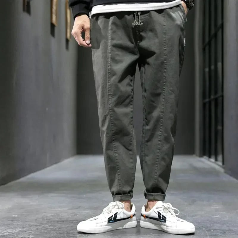 Men's athletic tapered pants, offering ultimate comfort and a modern, stylish look for activewear.
