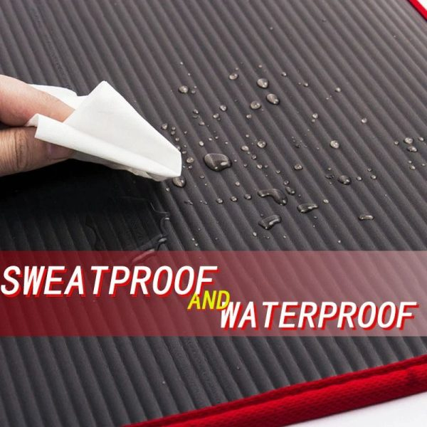 Premium men's non-slip workout mat for home gym. High-density support for yoga, Pilates, and floor exercises.
