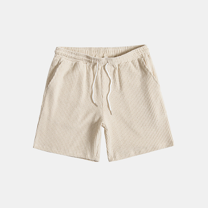 Comfortable men's summer clothing set, perfect for beach wear or casual outings.
