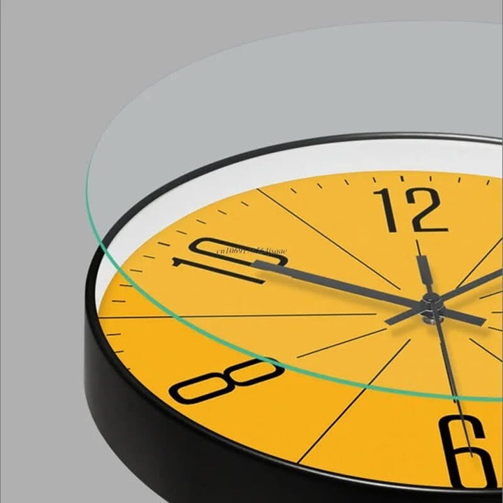 Minimalist Nordic wall clock, a stylish and silent quartz timepiece, perfect modern decor for any home.