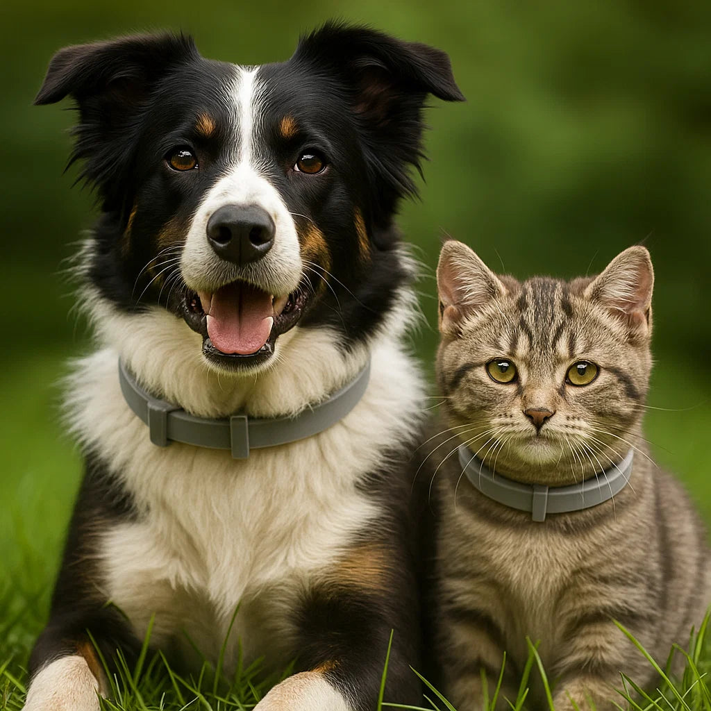 Natural pet flea & tick repellent collar for dogs & cats, waterproof pest control