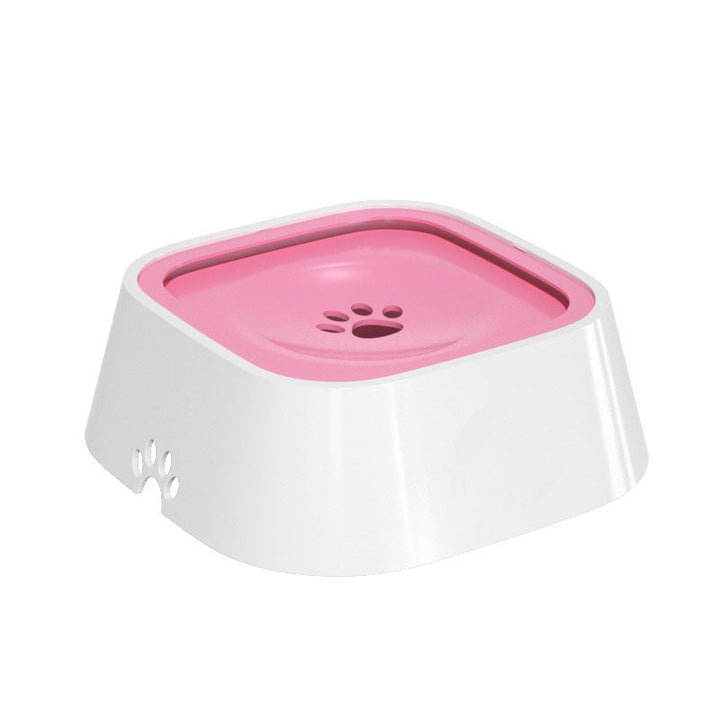 Ergonomic cat bowl, no-spill design for tidy water access