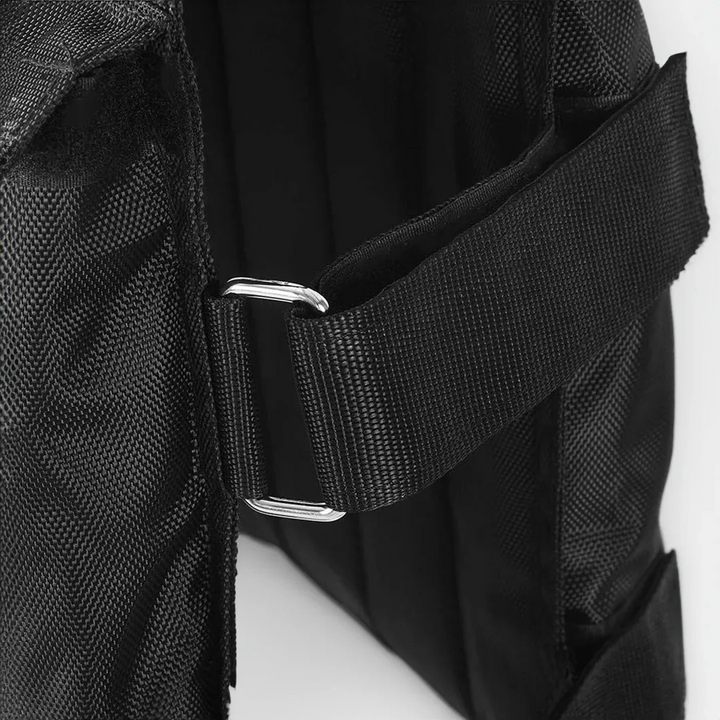 Versatile 110 lb adjustable weighted vest for men & women. Perfect for increasing workout intensity & fat loss.