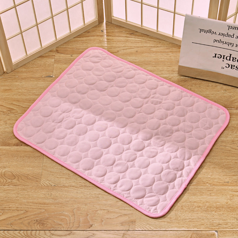 Multipurpose pet cooling bed, suitable for dogs & cats, offers essential summer comfort & hygiene.