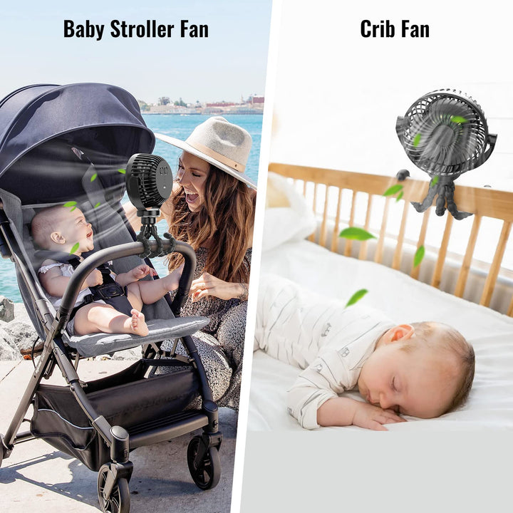 Powerful 8000mAh outdoor fan for camping, beach, or sports. Durable & portable cooling.