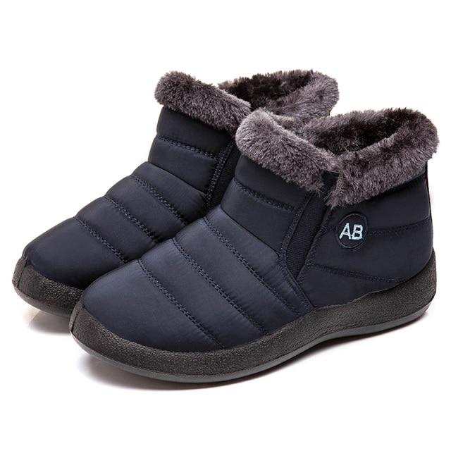 Comfortable women's walking boots, durable for all-day wear in winter.