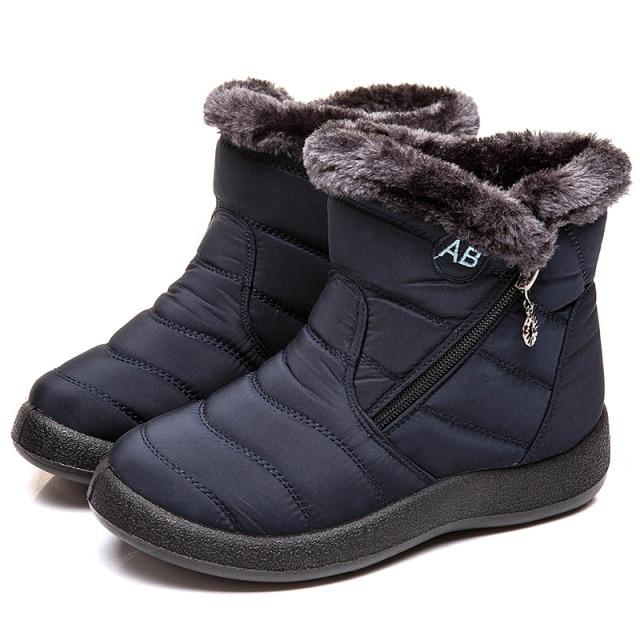 Women's durable walking boots, comfortable and stylish for cold weather.