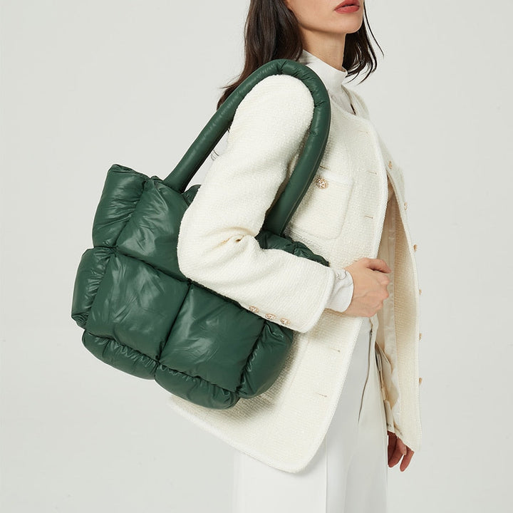 Elegant women's nylon luxury shoulder bag, a chic & versatile fashion accessory for daily use.