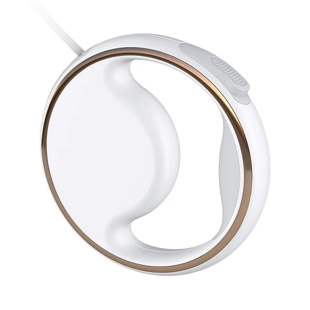 High-quality retractable dog leash featuring a powerful flashlight and non-slip handle for ultimate control