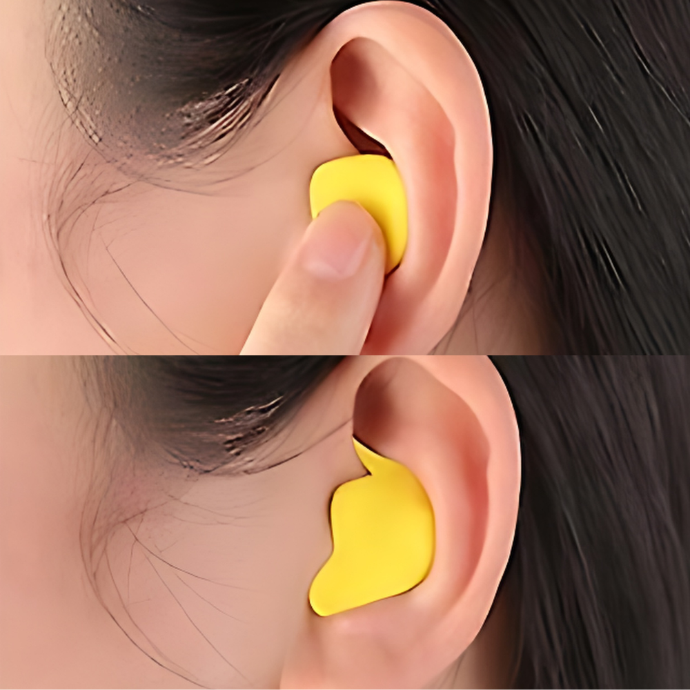 Versatile SilentComfort travel earplugs. Noise-cancelling, waterproof, and reusable for focus & hearing protection.