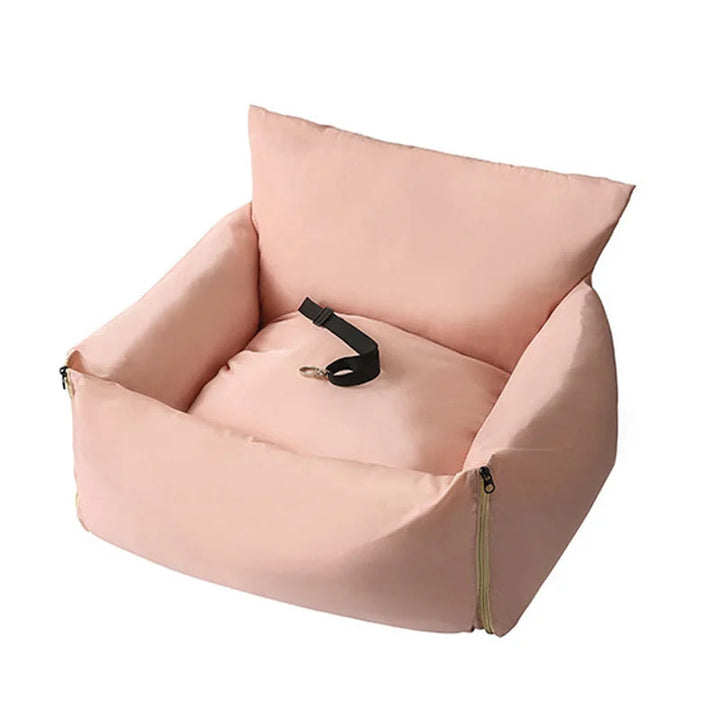 Dog travel carrier, soft-sided and airline compliant for small breeds.