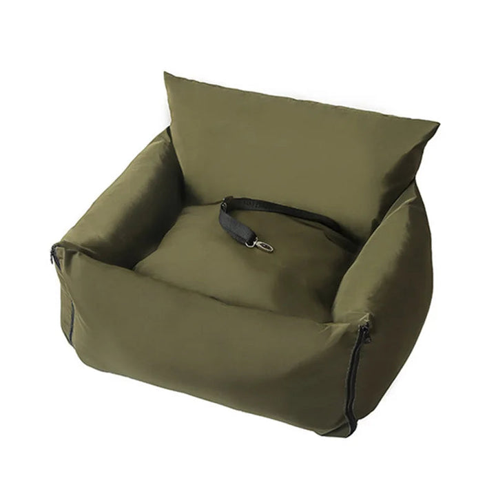 Portable pet carrier for small dogs, airline approved with durable fabric.