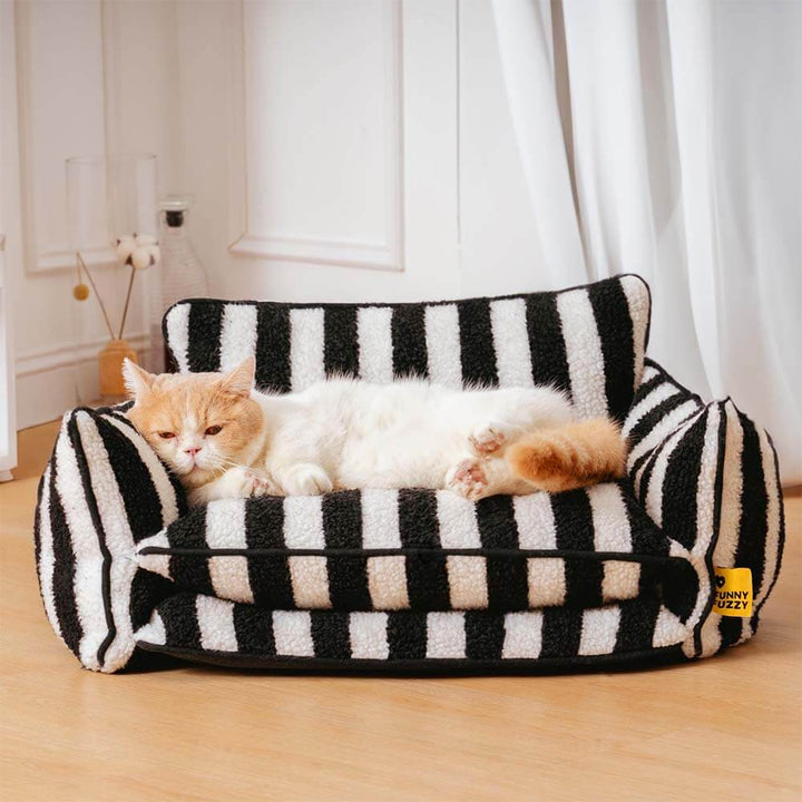 Washable double layer cat sofa bed, ideal for lounging cats
