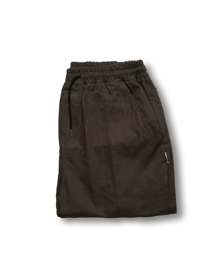 Men's black tapered joggers with drawstring, perfect for ultimate comfort and everyday casual style.